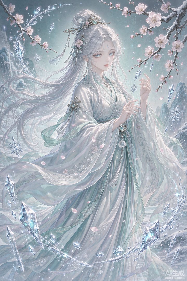 阮梅角色插画（AI原创）